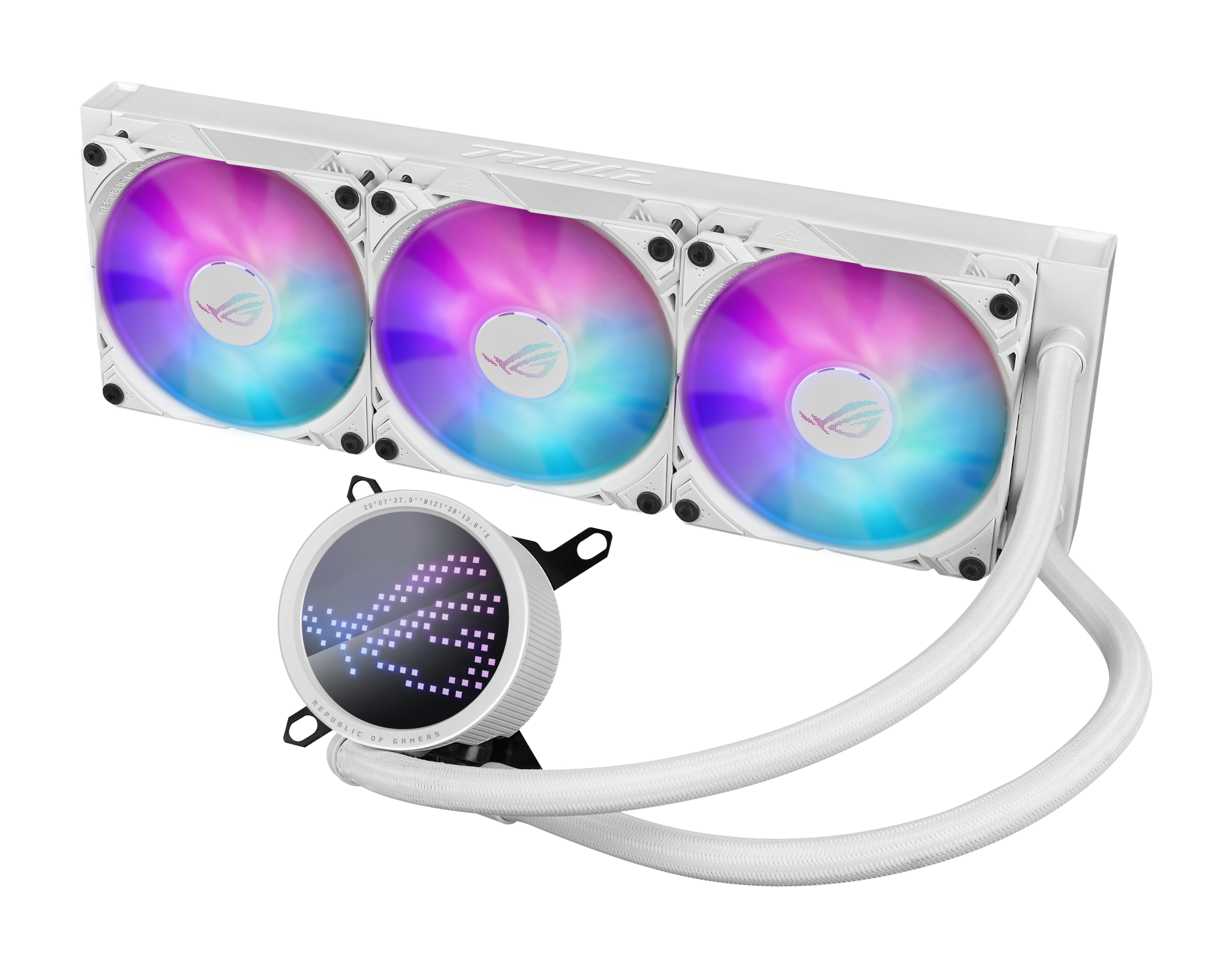 ASUS ROG Ryuo III 360 ARGB White Edition All-in-One-Flüssig-CPU-Kühler thumbnail 4